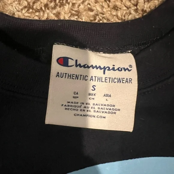 Champion Dark Blue Logo Sweatshirt - Picture 2 of 2
